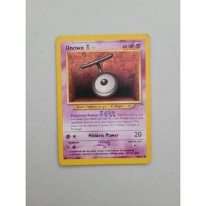 Pokemon Trading Card - Purple and Yellow